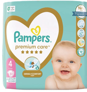 Pampers Premium Diapers - Size 4