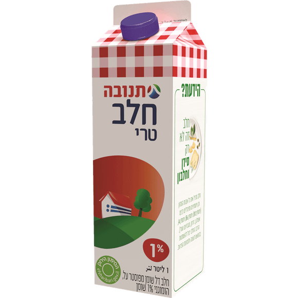 1% Milk Tnuva - 1 Liter