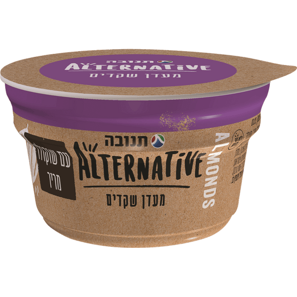 Tnuva Alternative Almond Pudding - dark chocolate flavor