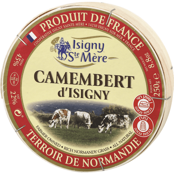 Camembert d'Isigny Cheese 22%