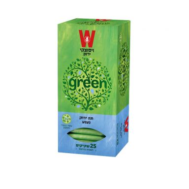 Green Tea with Mint - Wissotzky - 25 Pack
