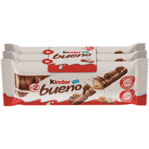 Kinder Bueno Chocolate Bars - 3 pack