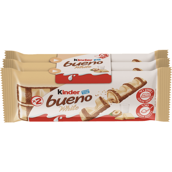 Kinder Bueno White Chocolate Bars - 3 pack
