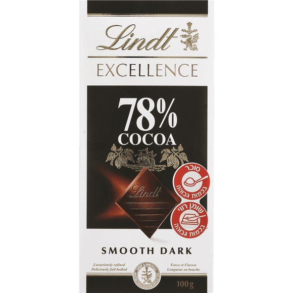 Lindt Excellence Chocolate Bar - 78% Cocoa