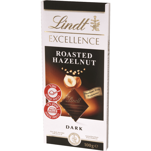 Lindt Excellence Dark Chocolate Bar - Roasted Hazelnut