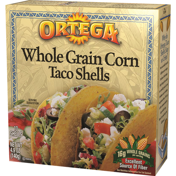 Ortega Whole Grain Corn Taco Shells