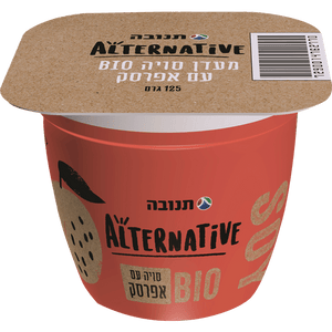 Tnuva Alternative Bio Soy Yogurt - peach flavor