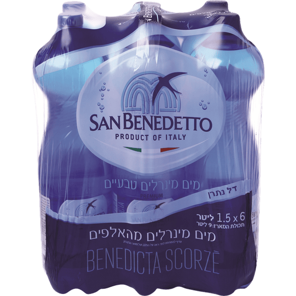 San Benedetto Flat Water - 6 x 1.5 liter