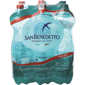 San Benedetto Lightly Carbonated Water - 6 x 1.5 liter
