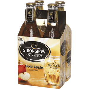 Strongbow Alcoholic Apple Cider  - 4 x 330ml