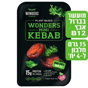 Wonders of Nature Vegetarian Plant-Based Mini Kebab